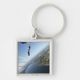 Llavero Miembros del equipo del paracaídas de la marina d