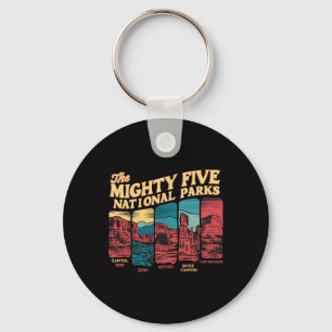 Llavero Mighty Five Grandes 5 Parques Nacionales Senderism