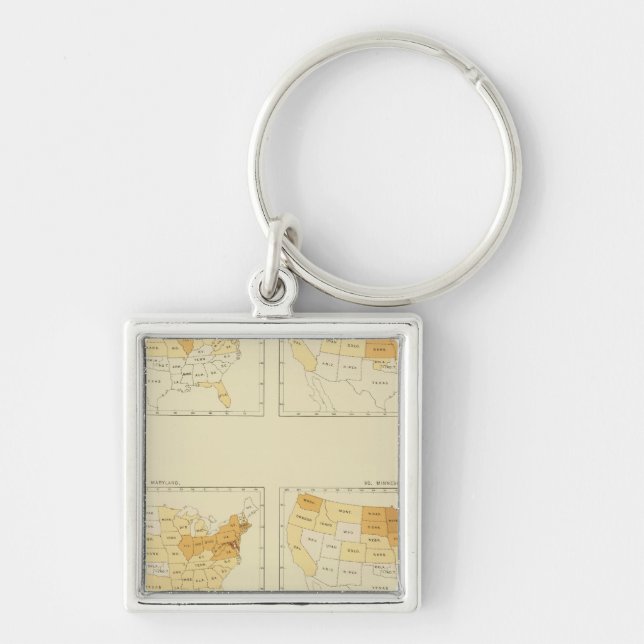Llavero Migración interestatal 1890 MEMS (Frente)