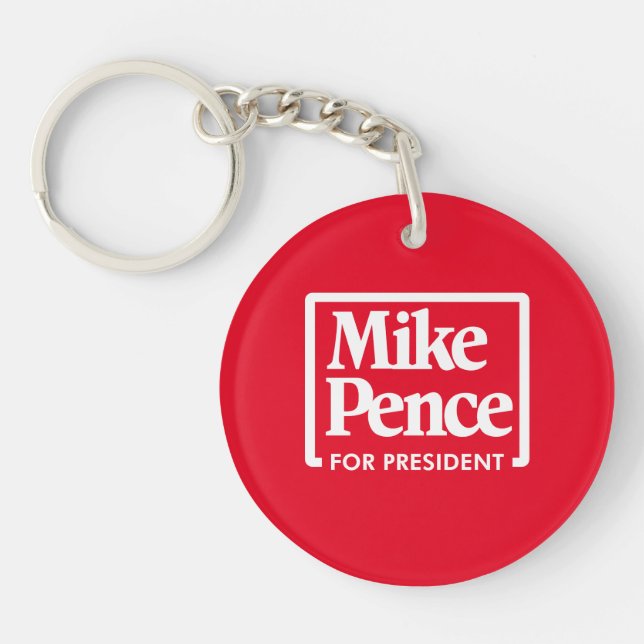 Llavero Mike Pence para presidente 2024 (Frente)