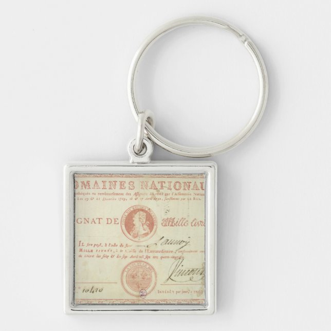 Llavero Mil billetes de banco del livre con Louis XVI (Frente)