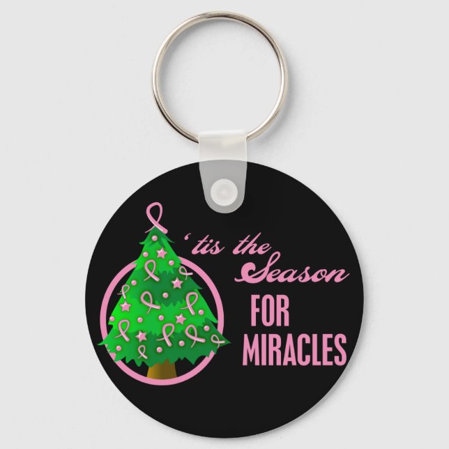 Llavero Milagros de Navidades de cáncer de mama (Anverso)