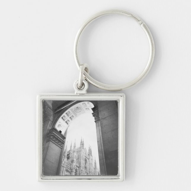 Llavero Milán Italia, Galleria Vista del Duomo (Frente)