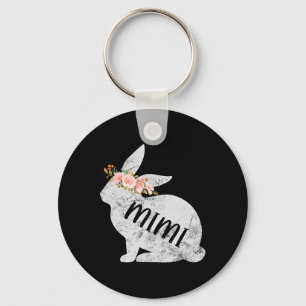 Llavero Mimi Bunny Mating Familia Floral Conejo Conejo Eas
