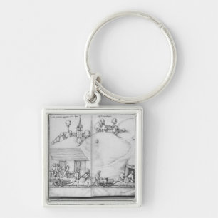 Llavero Mina de plata de las Croix-aux.-Minas del La,