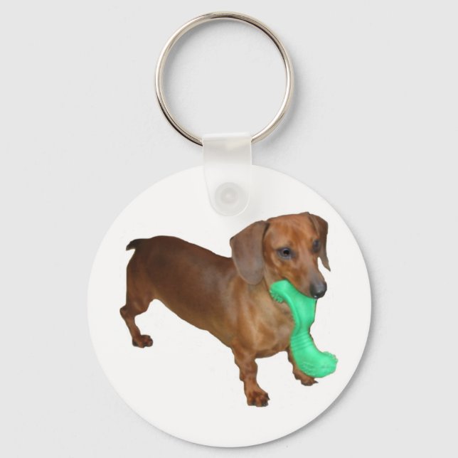Llavero Minature Dachshund (Anverso)