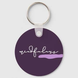 Llavero Mindfulness - Purple Key Ring