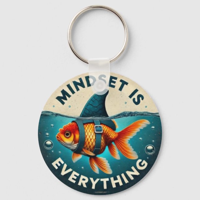 Llavero Mindset Is Everything Juxtaposition  (Anverso)