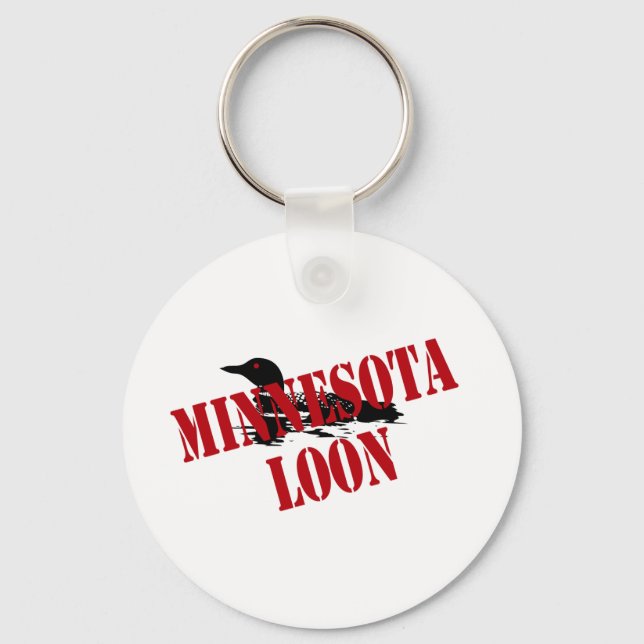 Llavero Minesota Loon (Anverso)