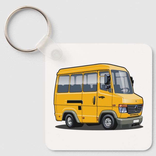 Llavero mini bus personalizado (Anverso)