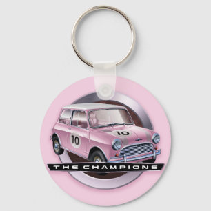 Llavero Mini Cooper S rosa