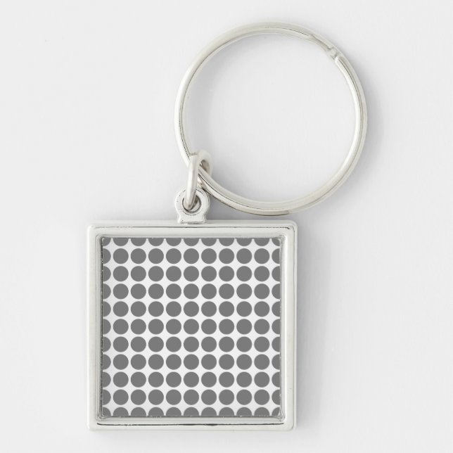 Llavero Mini puntos de polka Premium Keychain (Frente)