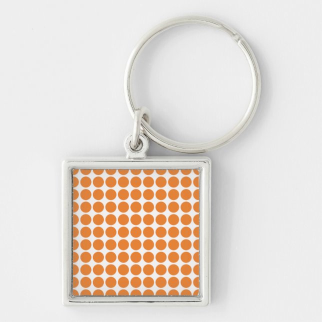 Llavero Mini puntos de polka Premium Keychain (Frente)