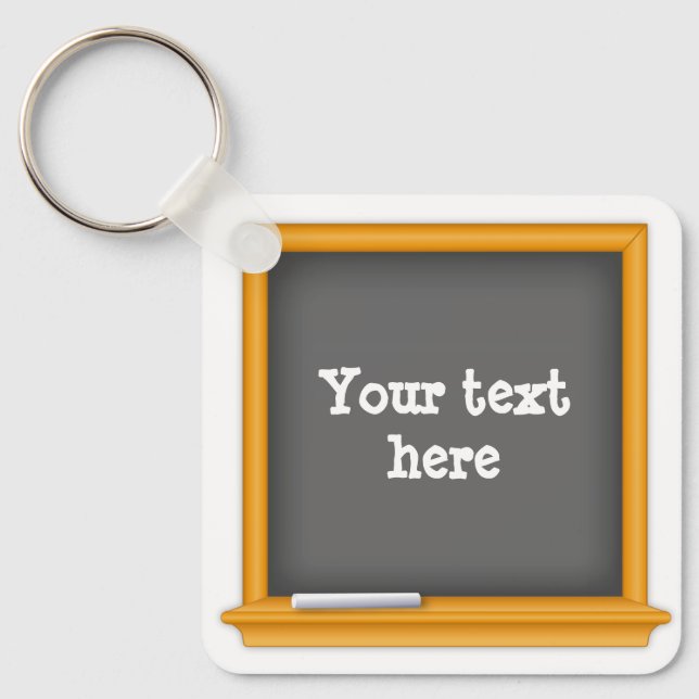 Llavero Mini tablón de papel con el espíritu escolar (Anverso)