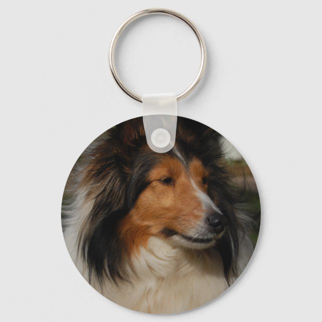 Llavero Miniatura de la cadena Collie (Anverso)
