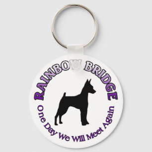 LLAVERO MINIATURA PISCHER MIN PIN RAINBOW BRIDGE KEYCHAIN