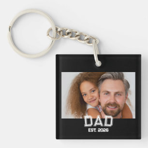 Llavero Minimal Papá Año Establecido Nuevo Padre Foto