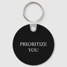 Minimal Prioritize You Quote black colour