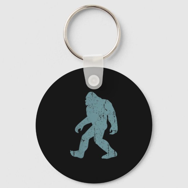 Llavero Minimalist Bigfoot Cket Logo Sasquatch Cryptid Coo (Anverso)
