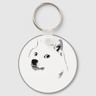 Llavero Minimalist dogecoin keyfob