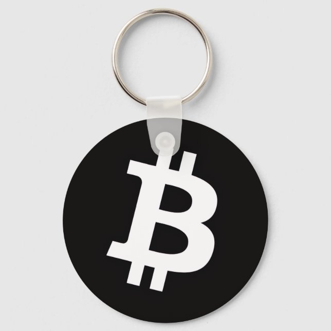 Llavero Minimalista de Bitcoin (Anverso)