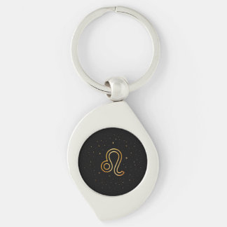 Llavero Minimalista de Leo de Oro