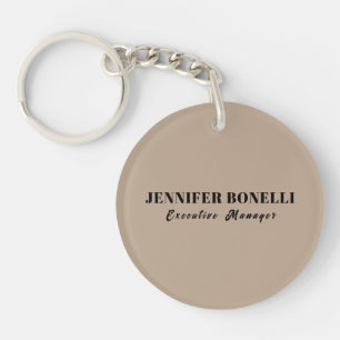 Llavero Minimalista tendencia personalizado nombre persona