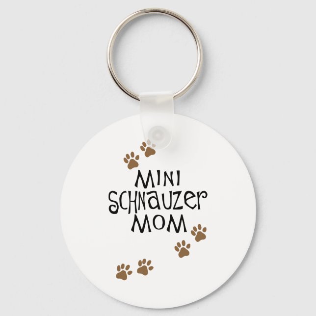 Llavero Ministra Schnauzer Mom (Anverso)