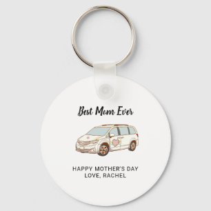 Llavero Minivan Mom's Day, mejor mamá