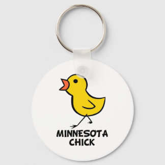 Llavero Minnesota Chick Keychain