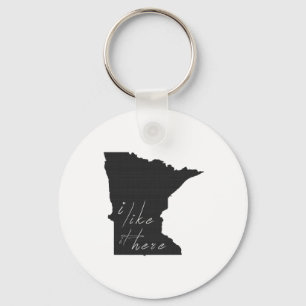 Llavero Minnesota I tiene gusto de él aquí indica negro