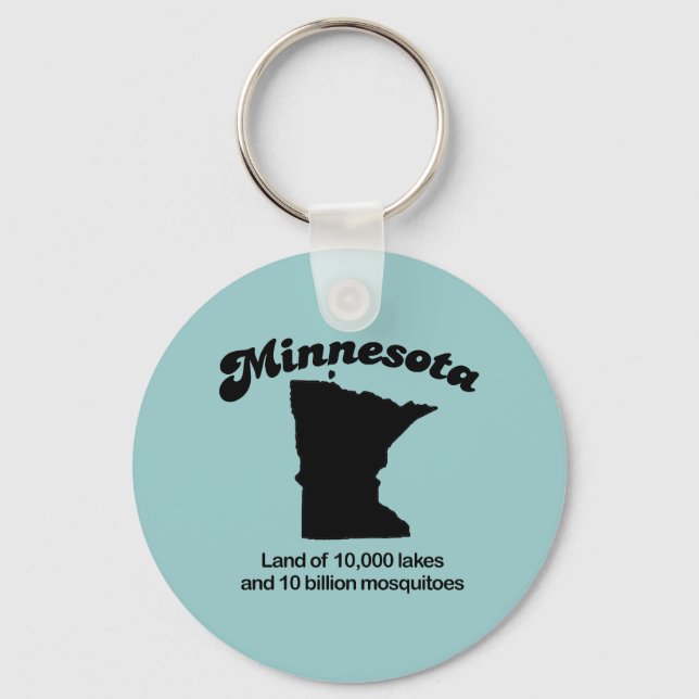 Llavero Minnesota Motto - Tierra de 10.000 lagos (Anverso)