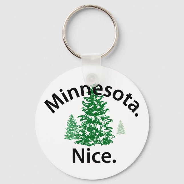 Llavero Minnesota Niza. ¡Punto! (texto negro) (Anverso)