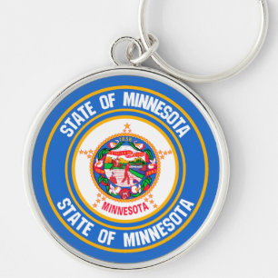 Llavero Minnesota Round Emblem