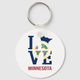 Llavero Minnesota State USA Love