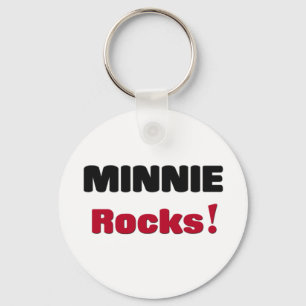 Llavero Minnie Rocks