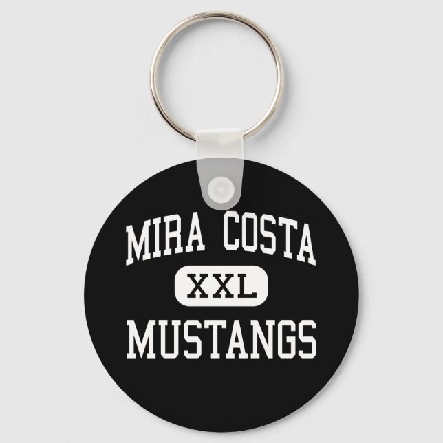 Llavero Mira Costa - Mustangs - High - Manhattan Beach (Anverso)