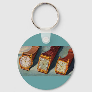 Llavero ¡mira esto! relojes de pulsera de los años 1940