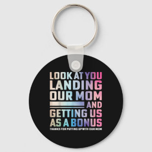 Llavero Mira que conseguiste a nuestra mamá y nos consegui
