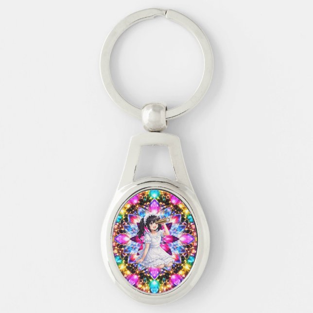 Llavero Mirabella in Kaleidoscope – Sparkling Mandala  (Anverso)
