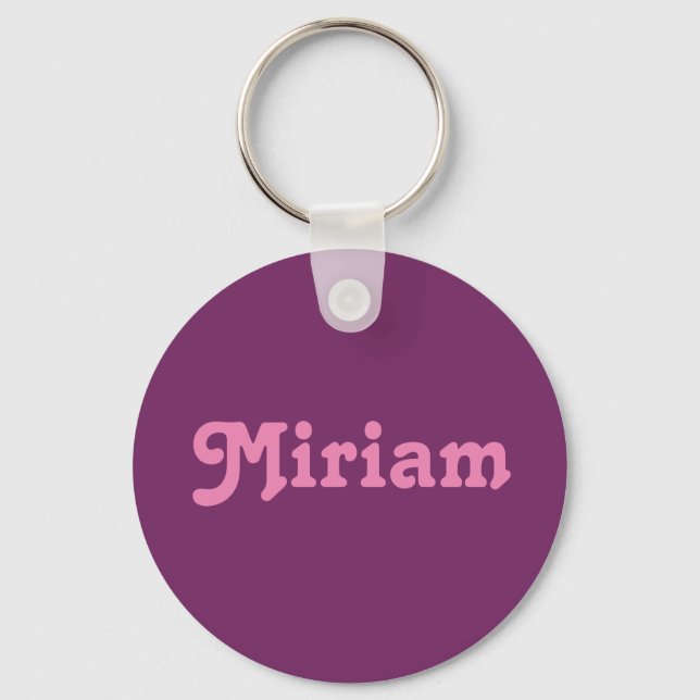 Llavero Miriam de la cadena clave (Anverso)