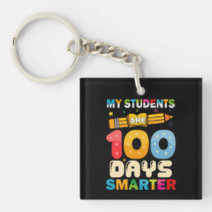 Llavero Mis alumnos son 100 días más inteligentes Profesor