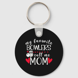 Llavero Mis Bowlers Favoritarios Me Llaman Mamá Boliche De