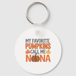 Llavero Mis Calabazas Favoritas Me Llaman Nana Halloween P