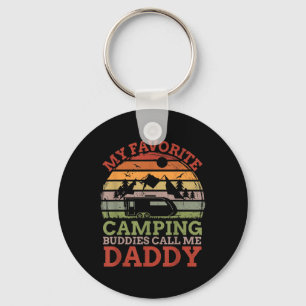Llavero Mis compañeros de camping favoritos me llaman papá