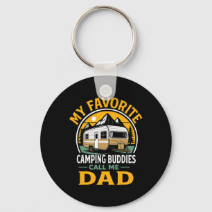 Llavero Mis compañeros de camping favoritos me llaman papá