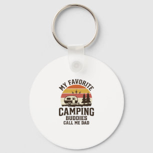 Llavero Mis compañeros de camping favoritos me llaman papá