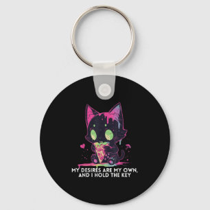 Llavero Mis Deseos Son Suyos Y Yo Sostengo El Gato Estúico