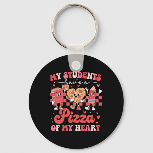 Llavero Mis estudiantes tienen una pizza de mi corazón pro