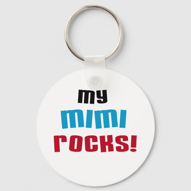 Llavero Mis Mimi Rocks camisetas y regalos (Anverso)